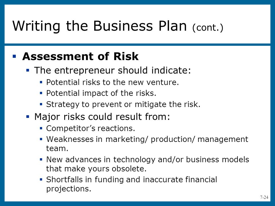 Financial plan for startup business example